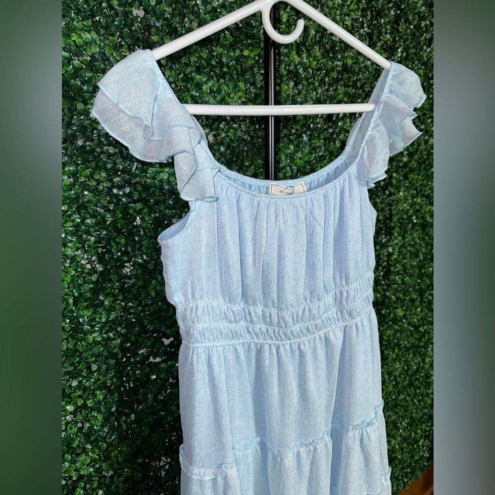 No Comment NY LA Juniors Ruffled Daisy Spring Dress - Picture 2 of 6